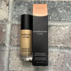 New bareMinerals bare pro liquid foundation. Color warm natural 12